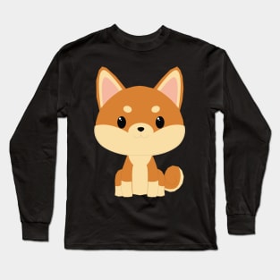 Little cute ginger cat Long Sleeve T-Shirt